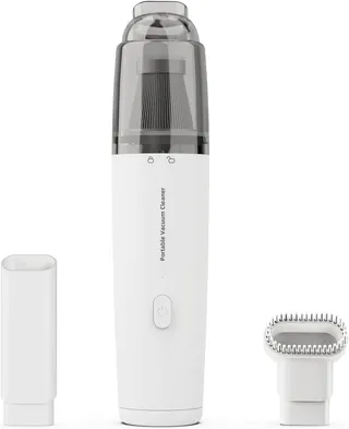 3E Aspirateur à Main Portable, Mini Aspirateur Voiture Puissant sans Fil, 400000 RPM Moteur sans Balai avec pour la Voiture, Maison et Familles avec Animaux Domestiques, Poils d'animaux