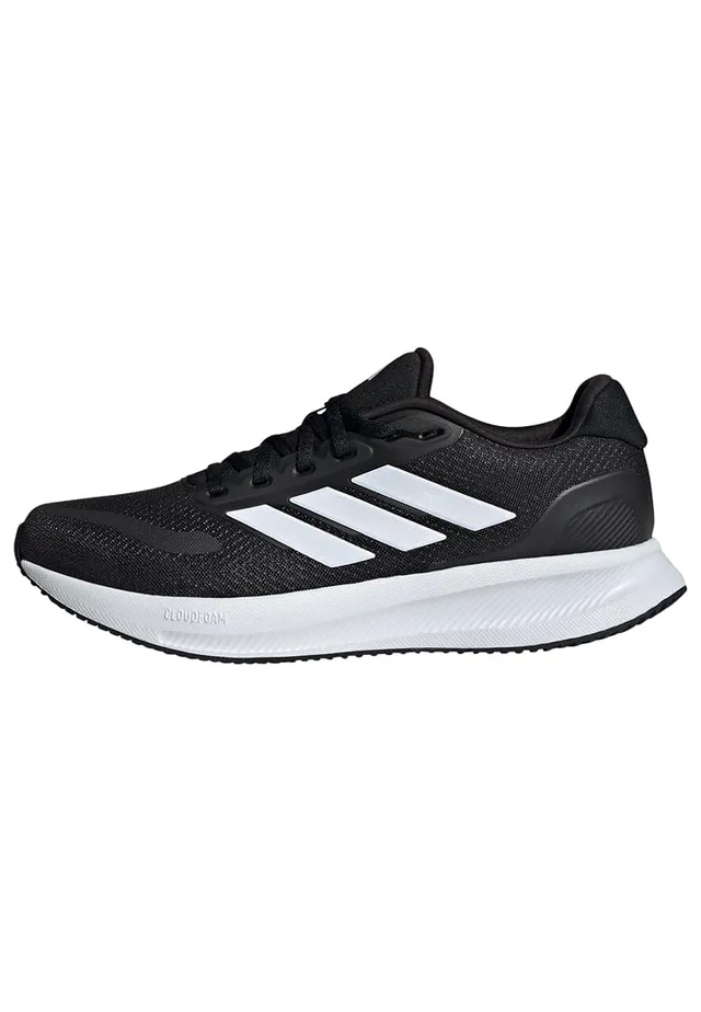 adidas Homme Runfalcon 5 Running Shoes, Core Black/Cloud White/Core Black, 44 2/3 EU