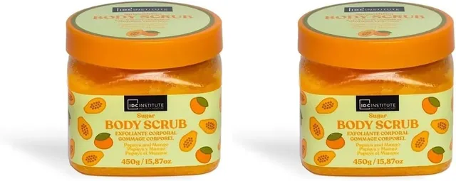 Idc Institute PapayaMango Sugar Body Scrub 470G (Lot de 2)