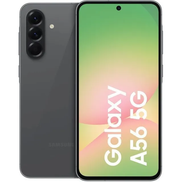 Samsung Galaxy A56 5G, Smartphone Android, 256 Go, Chargeur Secteur Rapide 25W Inclus, Smartphone déverrouillé, Graphite, Version FR