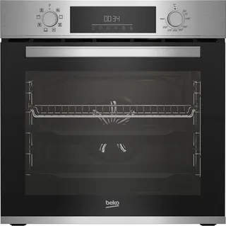 Beko BBIM12300XCE Four encastrable - 72L, 8 fonctions de cuisson, Écran LED, Porte robuste, Dimensions : H 59,5 x l 59,4 x P 56,7 cm, Noir, Classe A+