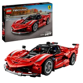 LEGO Technic Ferrari FXX K - Jouet Voiture de Course - Maquette de Construction avec Moteur V12, Différentiel & Pistons Mobiles - Décoration Automobile - Cadeau pour Garçon dès 10 Ans 42212