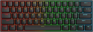 MCHOSE Ace 60 Pro HE Clavier Magnétique, Clavier Filaire 60% | 8000Hz Rapid Trigger, Précision RT 0,01 mm, Actionnement Réglable, Snap Tap, RGB, Touches PBT, SOCD, PC/Mac, Noir-B