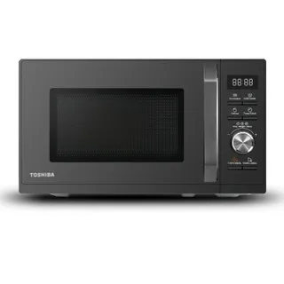 Toshiba MW3-AG20PE(BK) Four à micro-ondes 3 en 1 20 L avec Gril, décongélation automatique, micro-ondes, gril, combiné, 5 niveaux de puissance, 8 programmes automatiques, nettoyage facile, noir