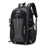 Forhome Sac à Dos de Randonnée Léger 40L, Sac à Dos de Voyage Trekking en Polyester pour Femmes Hommes, pour Sport en Extérieur, Sports de Plein Air, Camping, Escalade, Ski et Cyclisme (noir)