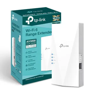 TP-Link Répéteur WiFi 6 Puissant 3000 Mbps, Port Gigabit, RE700X