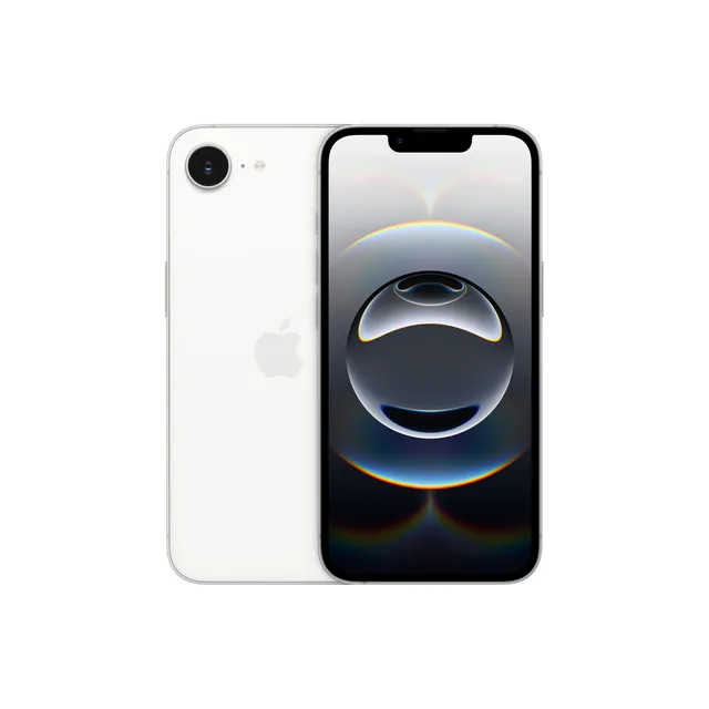 Apple iPhone 16e 128 Go : Conçu pour Apple Intelligence, Puce A18, Autonomie de Taille, Caméra Fusion 48 Mpx, Écran Super Retina XDR de 6,1 Pouces; Blanc