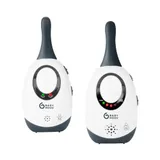 Babymoov Simply Care Babyphone Audio avec Fonction VOX, Double Alarme et 2 Adaptateurs, Portée 300m