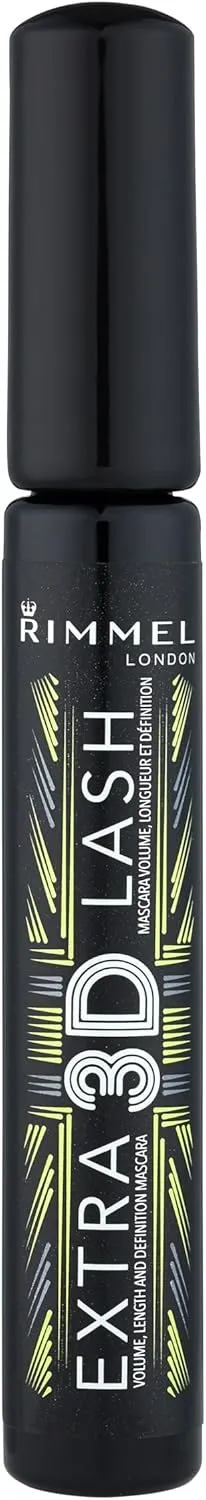 Rimmel - Mascara Extra 3D Lash - Volume, Longueur et Définition - 003 Extreme Black - 8ml
