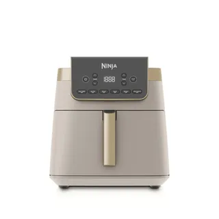 Ninja Air Fryer MAX PRO, 6.2L, sans huile, grand tiroir, rôtir, cuire, frire, familial, numérique, antiadhésif, panier et plaque de cuisson compatibles lave-vaisselle, Stone/Or AF180EUSD