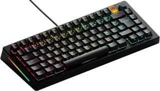 Glorious Gaming GMMK 3 : clavier réactif, effet Hall, taux de polling 8K, switches MX et magnétiques (hot swap), clavier 75 %, joints modulaires, capuchons doubleshot PBT, française AZERTY - Noir