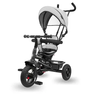 HyperMotion Tricycle Bébé Évolutif 3-en-1 - Tricycle Enfant 1-4 Ans avec Guidon Parental, Siège Pivotant 360°, Charge Max 20 kg - pour Filles et Garçons