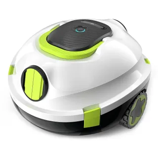 Robot Nettoyeur de Piscine sans Fil | Aspirateur de Piscine Automatique, 120 Min d'autonomie, Auto-Stationnement & Ultra Léger | Robot pour Piscine Hors-Sol ou Enterrée à Fond Plat jusqu'à 110 m²(BL)