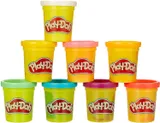 Play-Doh Pack de 8 Pots de Pâte à Modeler, Couleurs Arc-en-Ciel, 8 x 56 g, Activités Créatives pour Filles et Garçons dès 2 Ans, Jouets pour Enfants