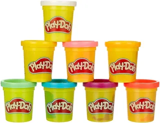 Play-Doh Pack de 8 Pots de Pâte à Modeler, Couleurs Arc-en-Ciel, 8 x 56 g, Activités Créatives pour Filles et Garçons dès 2 Ans, Jouets pour Enfants