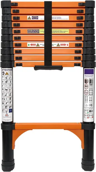 Echelle Telescopique, Échelle Retractable Extensible 3,2M Noir
