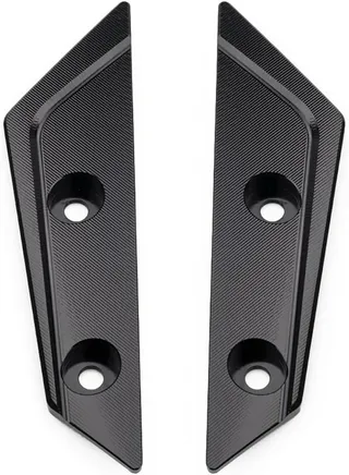 Pour MT 07 MT-07 FZ07 MT07 2025 2026 Accessoires Moto Garde-boue Roue Avant Couverture Latérale Plaque de Protection Latérale en Cuivre Curseur Couvercle Décoratif en Aluminium CNC (Noir)