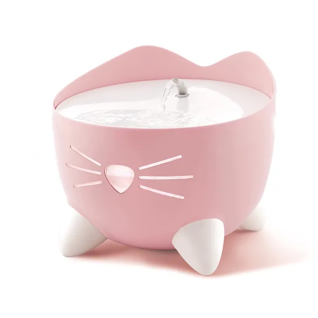 Catit Pixi Fontaine à Eau pour Chat 2,5 L Rose
