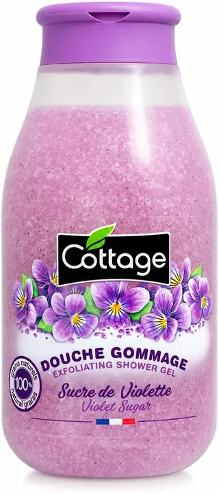 Cottage Douche Gommage Ancien Sucre de Violette 270ml