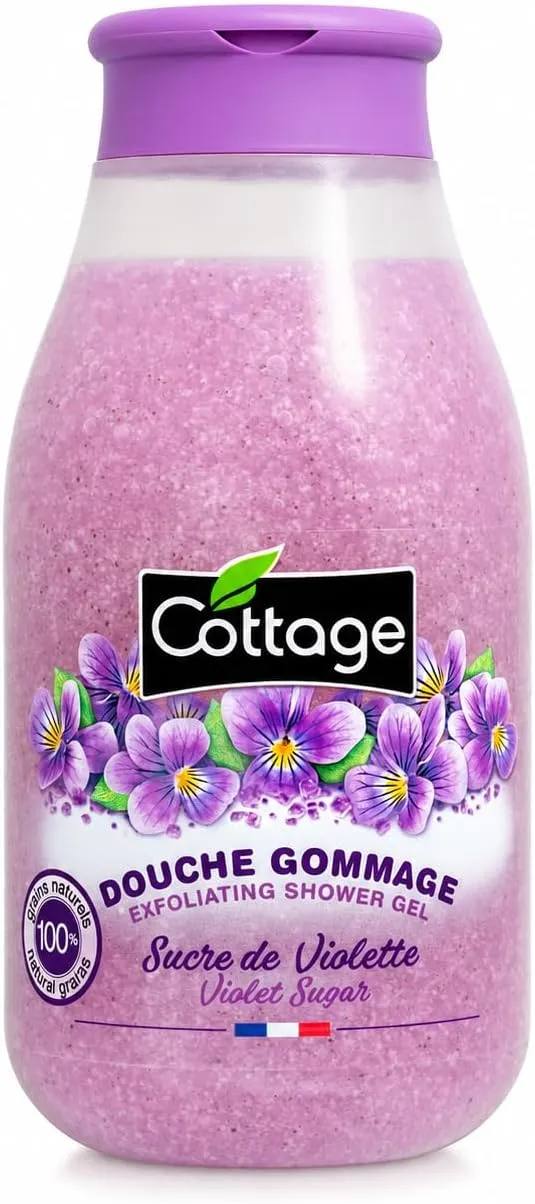 Cottage Douche Gommage Ancien Sucre de Violette 270ml