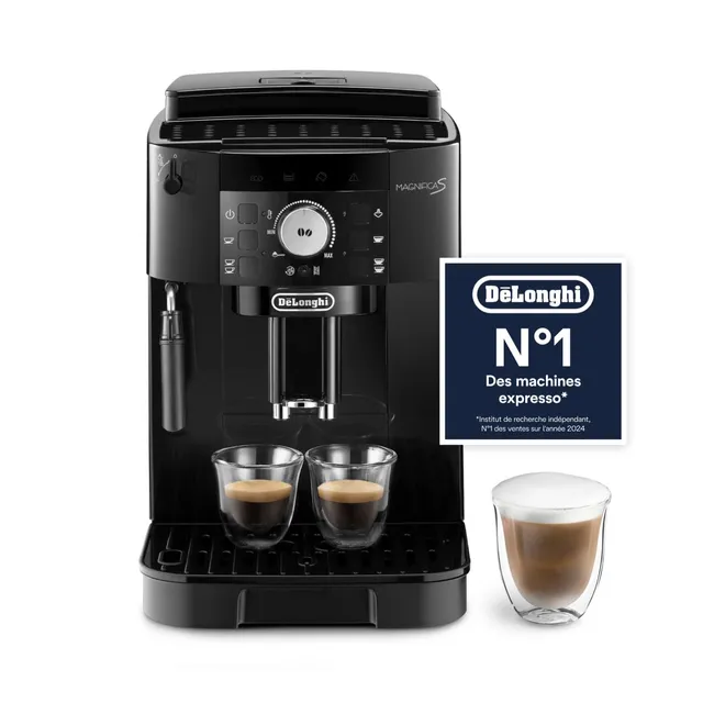 De'Longhi Magnifica S - Machine à Café Automatique 2 Boissons Noir