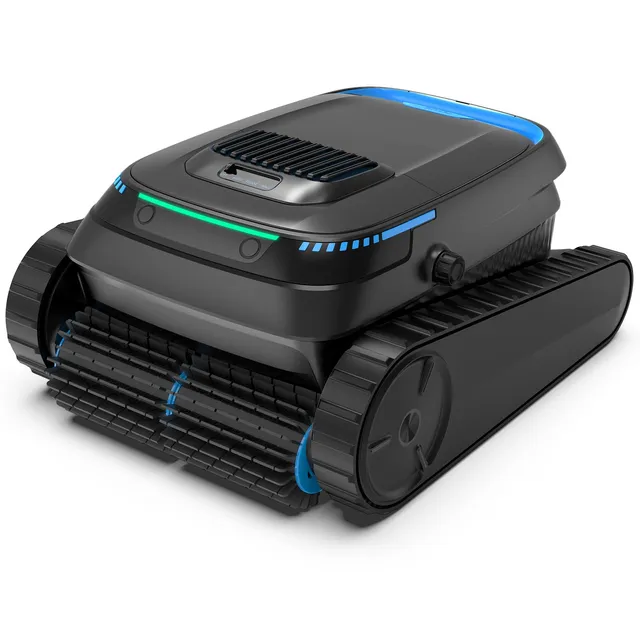 BOTLUXE (2026 Upgrade) Robot de piscine Sol et Mur, Ligne d'eau, Aspirateur de piscine sans fil à batterie, Navigation intelligente, Puissant 18927 L/H, Nettoyeur de piscine pour piscines jusqu'à 170㎡