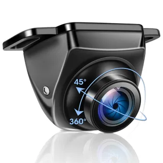 Vtopek Caméra de recul AHD 1080P Caméra de recul pour Voiture 360° Rotatif Caméra recul Universelle avec Vision Nocturne Ligne de recul Grand Angle 170° Camera de recul étanche IP69