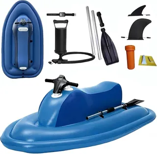Bateau Gonflable,Paddle Electrique,500 W/700 W Avec Moteur éLectrique Et Propulseur,Pour Adultes PlongéE, Natation, Sports Nautiques A