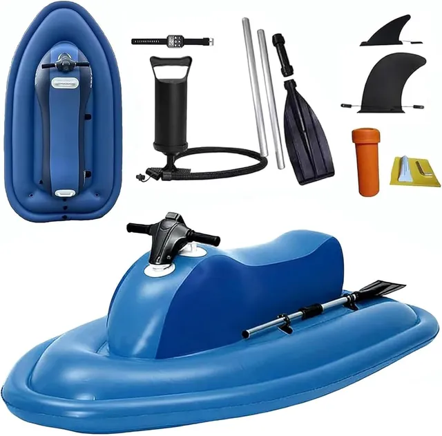 Bateau Gonflable,Paddle Electrique,500 W/700 W Avec Moteur éLectrique Et Propulseur,Pour Adultes PlongéE, Natation, Sports Nautiques A