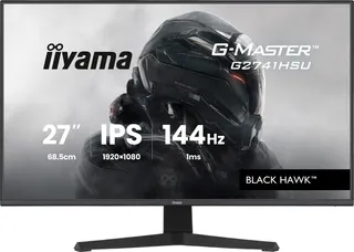 iiyama Ecran G-Master Black Hawk, G2741HSU-B1 IPS, FreeSync/Adaptive Sync, 1920x1080@144Hz, 1ms, 350cd Haut-parleurs, HDMI/DP/USB HUB, Black Tuner, i-Style Colour