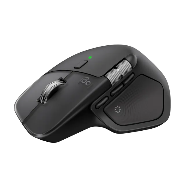 Logitech MX Master 4, Souris sans Fil Ergonomique avec Retour haptique performant avancé, défilement Ultra-Rapide, Charge USB-C, Bluetooth, Windows, macOS - Graphite