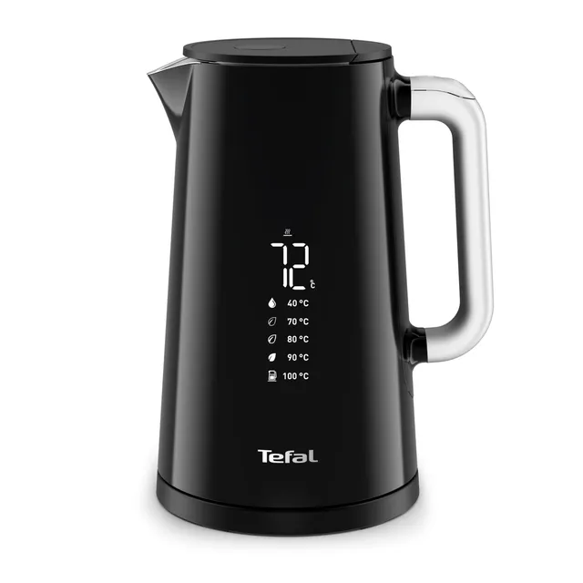 Tefal - Bouilloire Smart'n Light Noire - Écran digital - 1,7 L