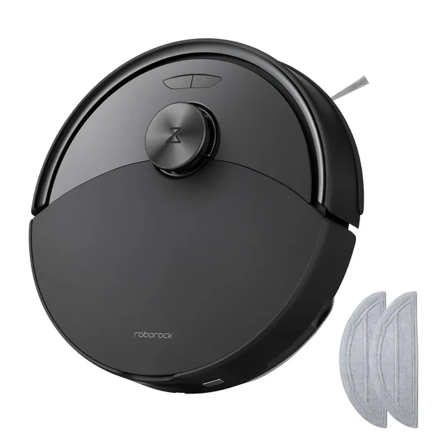 roborock Q10 S5 Set Robot Aspirateur Laveur 10000Pa, Double Anti-emmêlement