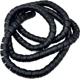 Protecteur de câble spiralé Flexible de 1 mètre, de 8 à 22 mm, for câbles et tuyaux Gaine de Protection(Noir,ID 10mm)