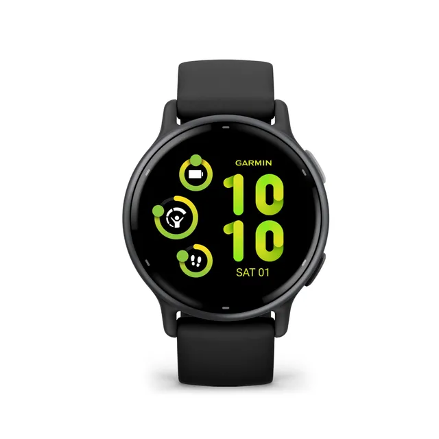 Garmin vívoactive 5, Montre connectée GPS Sport & santé, Noir/Gray, 42mm