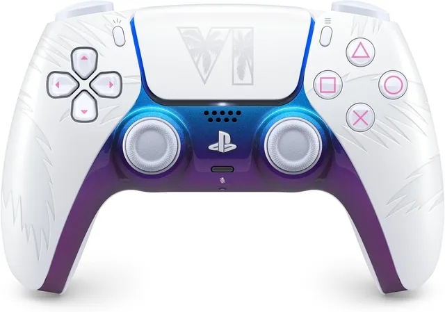 Manette sans fil DualSense – Edition Limitée Grand Theft Auto VI - Blanche