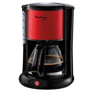 Moulinex - Cafetière filtre Subito - Machine à café - 1,25 L - Rouge