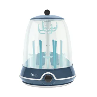 Babymoov Turbo Steam Plus Stérilisateur vapeur 2 en 1 et égouttoir pour biberons