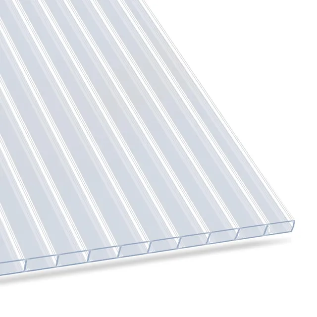 KARAT Panneau alvéolaire en polycarbonate – 60,5 × 121 cm – Épaisseur 16 mm – 1 panneau