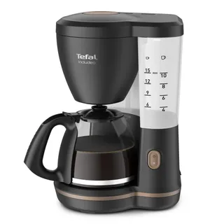 Tefal - Cafetière filtre Includeo Ergonomique - 1,25 L - Noire