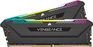 Corsair Vengeance RGB Pro SL 16 Go (2x8 Go) DDR4 Jusqu'à 3200MHz (PC4-25600) C16 1.35V Optimisé pour AMD Ryzen - Noire