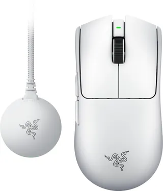 Razer Viper V4 Pro - Symmetrical Wireless Esport Gaming Mouse - Ultra Lightweight 50g - HyperSpeed Gen-2 with 8 KHz Frequency - Focus Pro 50K Sensor - Optical Wheel - PC/Mac | White
