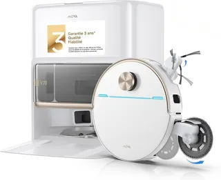 MOVA V70 Ultra Complete Robot Aspirateur, Blanc