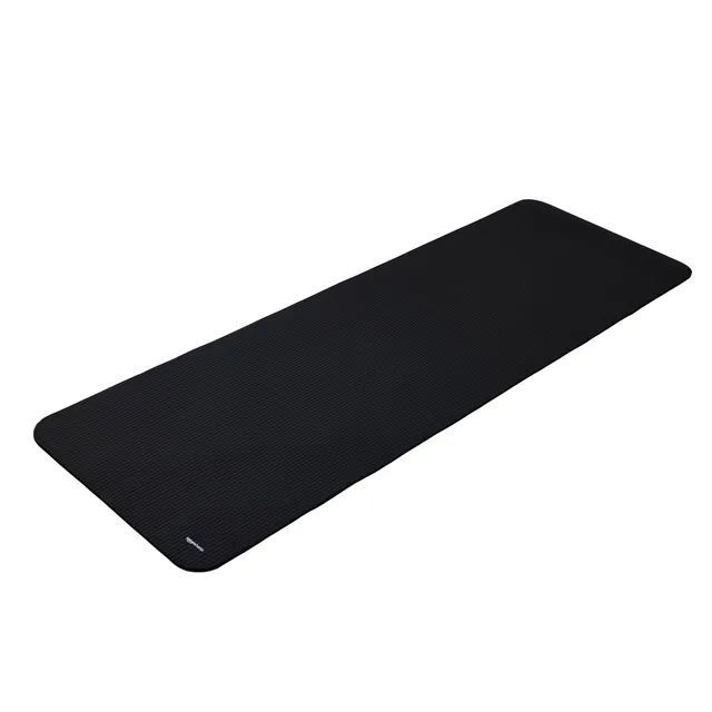 Amazon Basics Tapis de yoga, antidérapant, très épais, d'exercice Pilates, 183 x 61 x 1 cm, Noir