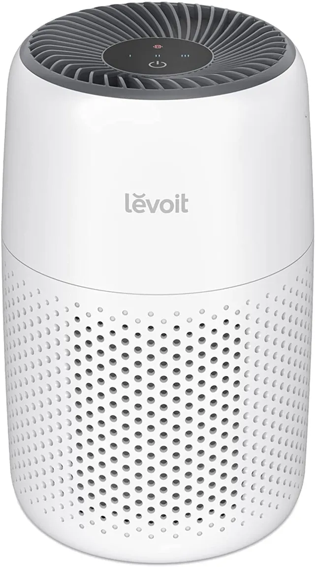 Levoit Purificateur d'Air Filtre HEPA 99,97% 7W Chambre Silencieux Blanc