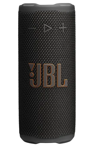 JBL Grip, Enceinte Bluetooth compacte, AI Sound Boost, étanche et resistante à la poussière IP68, éclairage d’Ambiance, 14 h d’autonomie, Connexion Multi-Enceintes Auracast, app JBL Portable, Noir