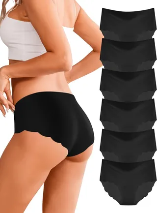 sous-Vêtements Femmes sans Couture Knickers pour Femmes Doux Confortable pour La Peau sous-vêtements Pack 6