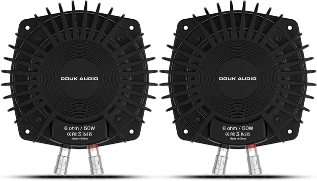 Douk Audio BS-1 Shaker basse 50 W haute puissance – Transducteur tactile – Caisson de basses pour home cinéma, audio de voiture et chaise de jeu immersion par vibration (1 pièce)