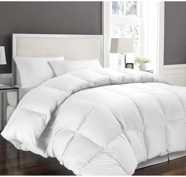 HOMEROKK Couette 220 X 240 cm Blanche 450GR/M² Microfibre Douce - Qualité supérieure - (2 Places)