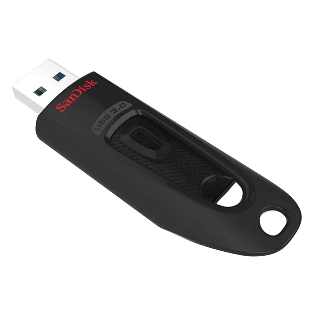 SanDisk Ultra 128 Go Flash Drive, Clé USB 3.0, Vitesses jusqu'à 130 Mo/s, Noir